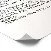 セントミカエル・ザ・アーチャンエル祈りの言葉ポスター ポスター (角)