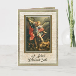セントミカエル・ザ・アーチャンエル祈りの言葉 カード