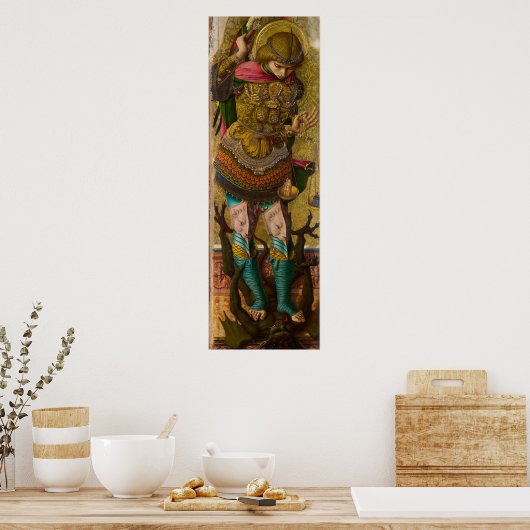 セントミカエルbyカルロ・クリベリ ポスター (キッチン)