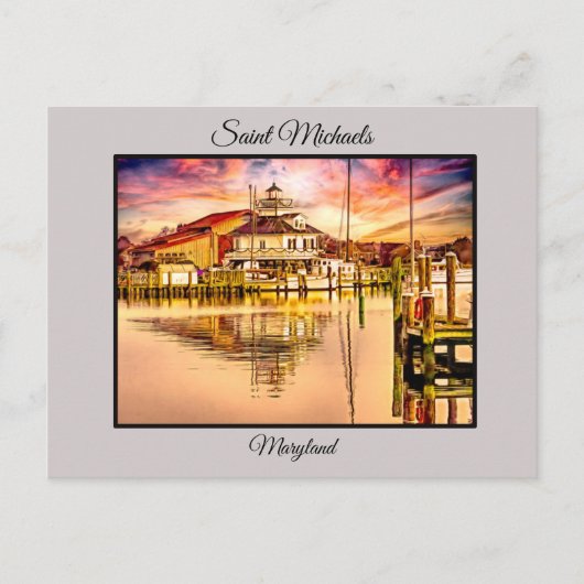 セントミカーズフーパーシアンライトハウスポストカード ポストカード (正面)