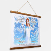 セントメアリーの天国2への就任 吊り下げ型タペストリー (傾斜あり)