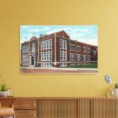 セントメアリーの学校とホールの外観 キャンバスプリント (インサイチュ (リビング))