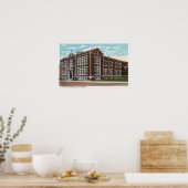 セントメアリーの学校とホールの外観 ポスター (キッチン)