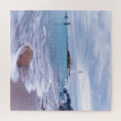 セントメアリーズライトハウスウィットリーベイ統一された王国 ジグソーパズル (横)