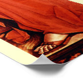 セントメアリーマグダレン2金ゴールド，赤 ポスター (角)