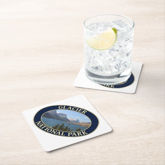 セントメアリーレイクアットグレイシャナショナルパーク スクエアペーパーコースター (インサイチュ)