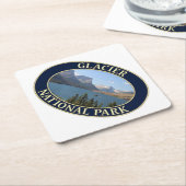 セントメアリーレイクアットグレイシャナショナルパーク スクエアペーパーコースター (アングル)