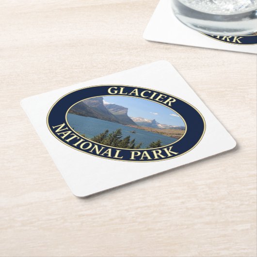 セントメアリーレイクアットグレイシャナショナルパーク スクエアペーパーコースター (アングル)