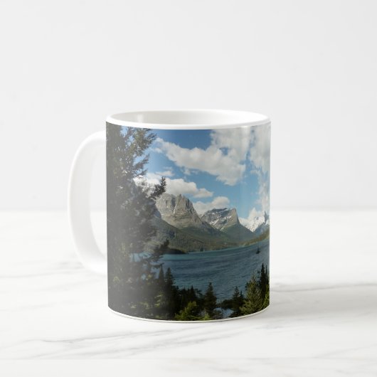 セントメアリーレイクIIアットグレイシャナショナルパーク コーヒーマグカップ (正面左)