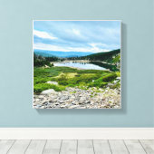 セントメアリー氷河CO キャンバスプリント (インサイチュ (ウッドフロア))