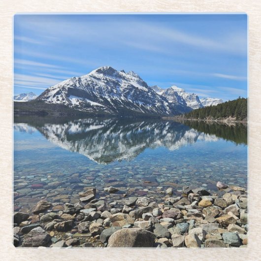 セントメアリー湖 ガラスコースター (正面)