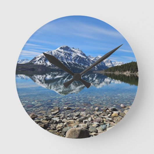 セントメアリー湖 ラウンド壁時計 (正面)