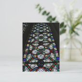 セントメアリー ビショップス リディアードのステンドグラス窓 ポストカード (スタンド正面)