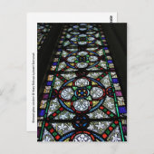 セントメアリー ビショップス リディアードのステンドグラス窓 ポストカード (正面/裏面)