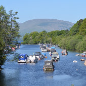 セントメリーズウォーターフロントGA上のゴールデンサンセット ポストカード