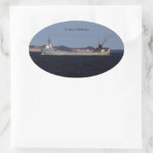 セントメリーズチャレンジャーステッカー 楕円形シール (バッグ)