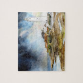 セントメリーズライトハウスウィットリーベイノースイーストイングランド ジグソーパズル (縦)