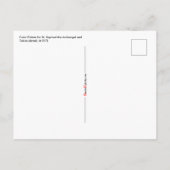 セントラファエルとトバイアスのカラーパレット(M 017) ポストカード (裏面)