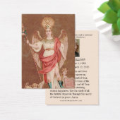 セントラファエルアーチャンエル祈りの言葉葬儀聖カード (デスク)