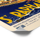 セントラファエルフランスヴィンテージポスター1930s ポスター (角)