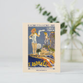 セントラファエルフランスヴィンテージポスター1930s ポストカード (スタンド正面)