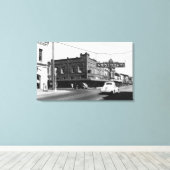 セントラリアワタウンビューメイン通り写真 キャンバスプリント (インサイチュ (ウッドフロア))