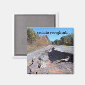 セントラリア・グラフィティ・ハイウェイ・マグネット マグネット (正面/裏面)