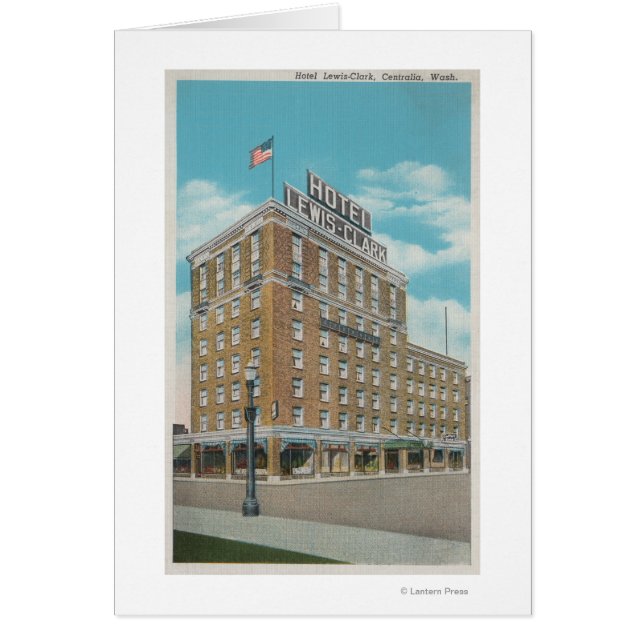 セントラリアWA – ホテルルイス – クラーク (正面)