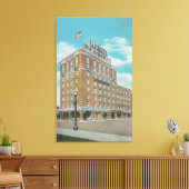 セントラリアWA – ホテルルイス – クラーク キャンバスプリント (インサイチュ (リビング))