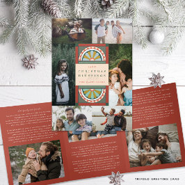 セントラルアーチ アンティーククリスマスニュースレター 三つ折りクリスマスカード