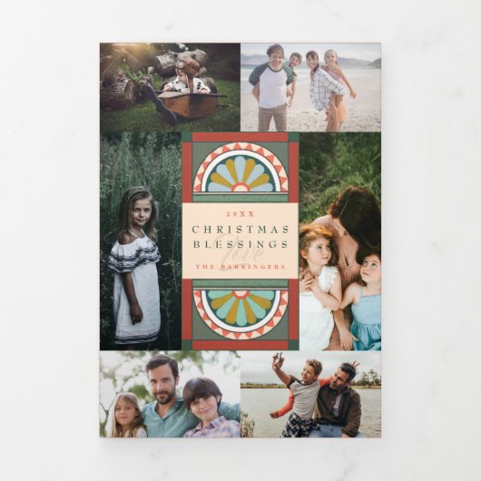 セントラルアーチ アンティーククリスマスニュースレター 三つ折りクリスマスカード (カバー)