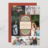 セントラルエレガントア数々のッシュ写真Holid シーズンカード (正面/裏面)