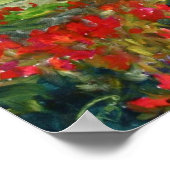 セントラルオレゴンインディアンペイントブラシ ポスター (角)