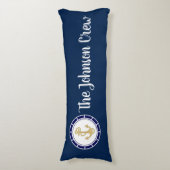 セントラルゴールデンいかりネイビーブルー航海の ボディピロー (正面縦)