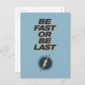 セントラルシティで最速のパパ – 速く、または最後に インビテーションポストカード (正面/裏面)