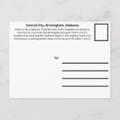 セントラルシティサンセットポストカード1 ポストカード (裏面)