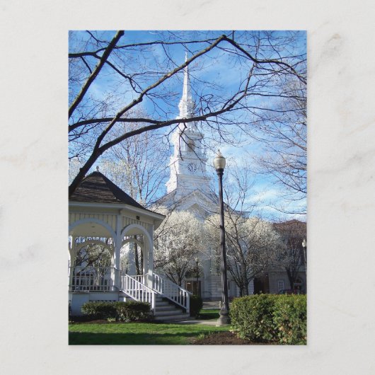 セントラルスクエア、キーン、NH 1 ポストカード (正面)