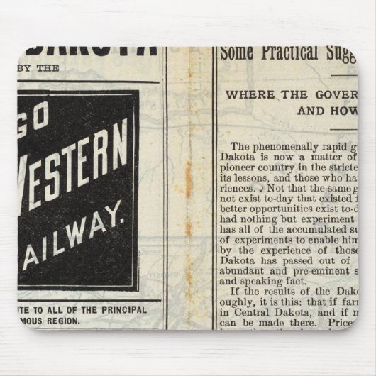 セントラルダコタ マウスパッド (正面)