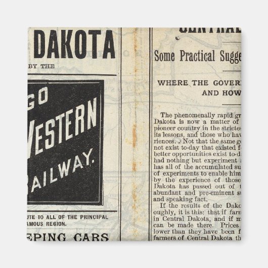 セントラルダコタ マグネット (正面)