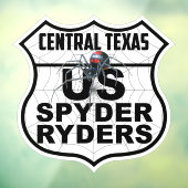 セントラルテキサス支部 - デカール支部ロゴ ウィンドウサイン (シート3)