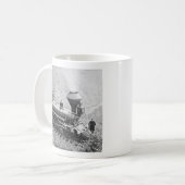 セントラルパシフィック鉄道ケープホルンカリフォルニア コーヒーマグカップ (正面左)