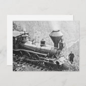 セントラルパシフィック鉄道ケープホルンカリフォルニア ポストカード (正面/裏面)