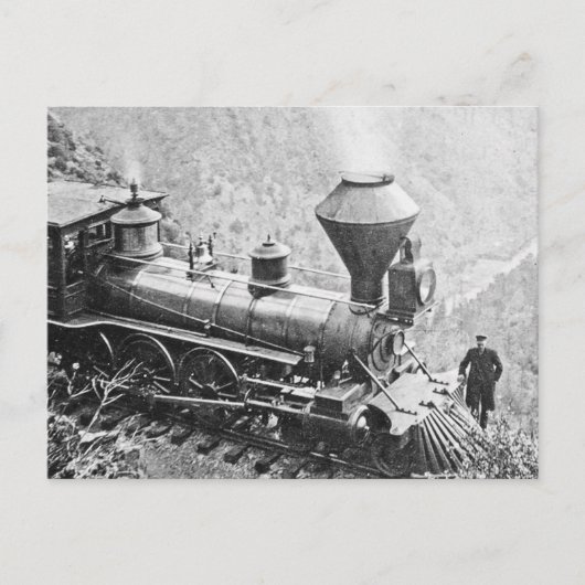 セントラルパシフィック鉄道ケープホルンカリフォルニア ポストカード (正面)