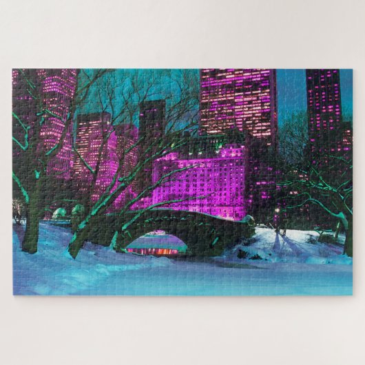 セントラルパークからの新しい街並み ジグソーパズル (横)