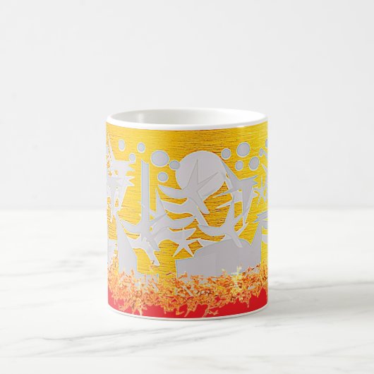 セントラルパークでシーニーホリデーズ！:) コーヒーマグカップ (中央)