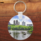 セントラルパークでボート キーホルダー (正面)