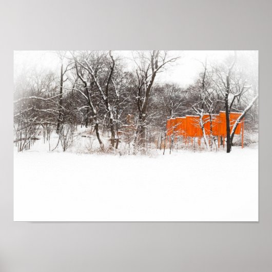 セントラルパークのクリスト「ザ・ゲイツ」 ポスター (正面)