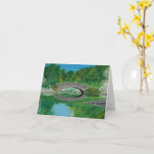 セントラルパークのグリーティングカード カード (黄色い花)