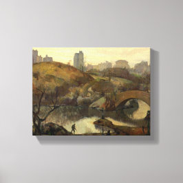 セントラルパークのシーン（ニューヨーク，アメリカ） キャンバスプリント