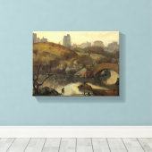 セントラルパークのシーン(ニューヨーク,アメリカ) キャンバスプリント (インサイチュ (ウッドフロア))